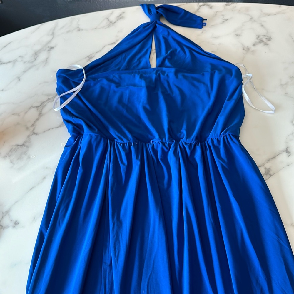 Blue dress